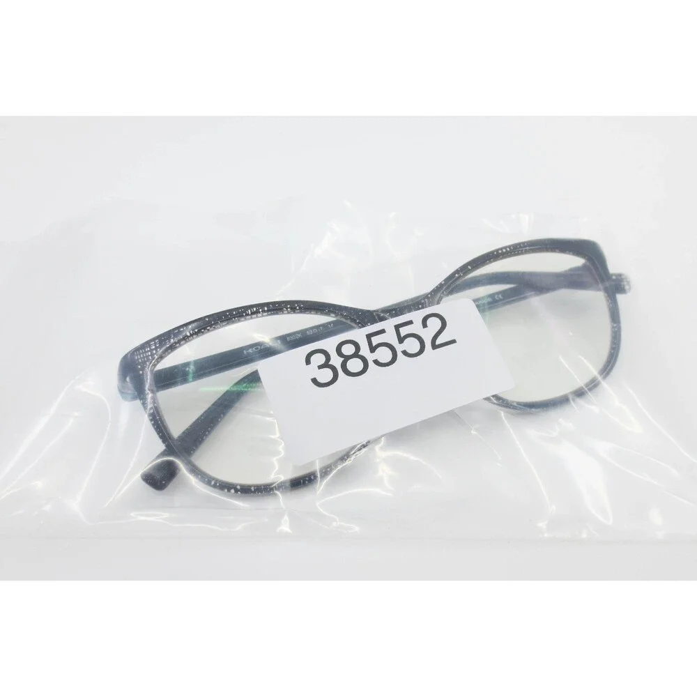 Morel France Koali 8302K Eyeglasses Black Pattern Cat Eye Frames 52-17-140